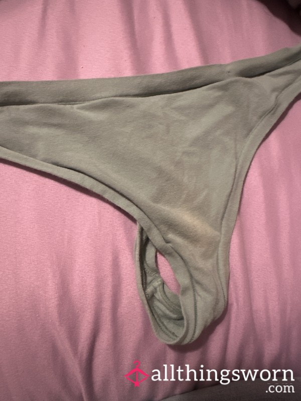 Well Used Cotton Thong