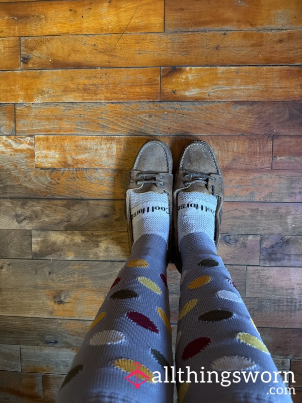 Well Used Dirty Horse Yard Shoes