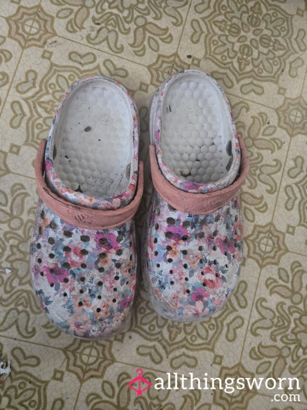 Well Used Garden And Farm Shoes