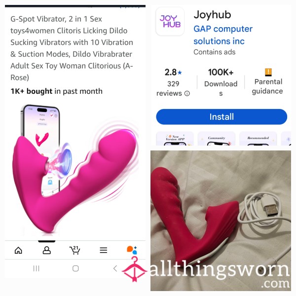 Well Used Joy Hub App Controlled Gspot Vibe