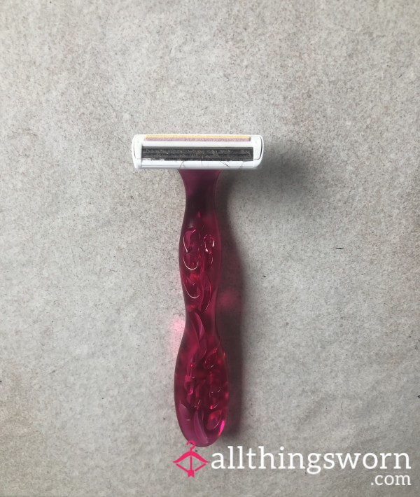 Well Used Pink Handle Razor