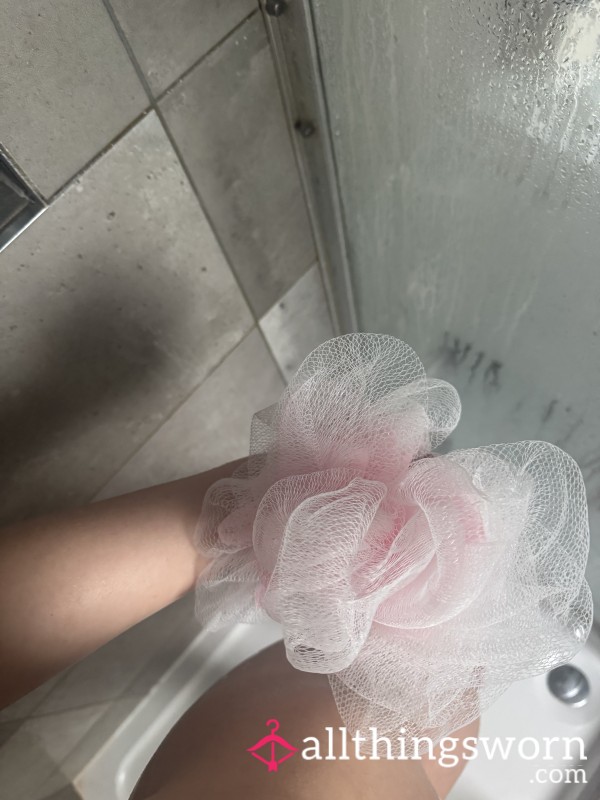 Well Used Pink Shower Loofah