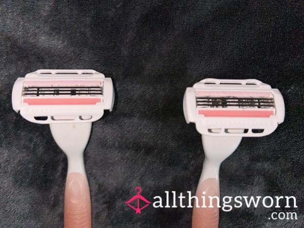 Well Used Razors, Own The Hair Left Behind 🪒