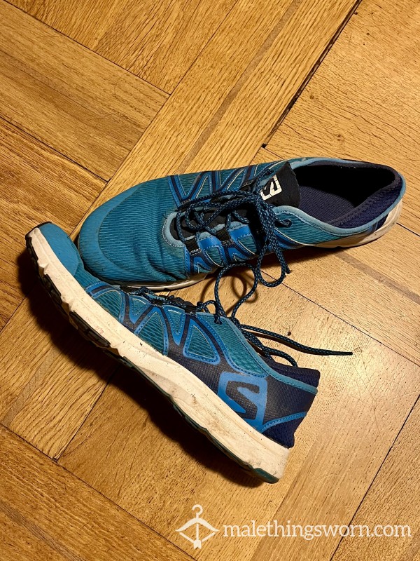 Well Used Salomon Running Shoes