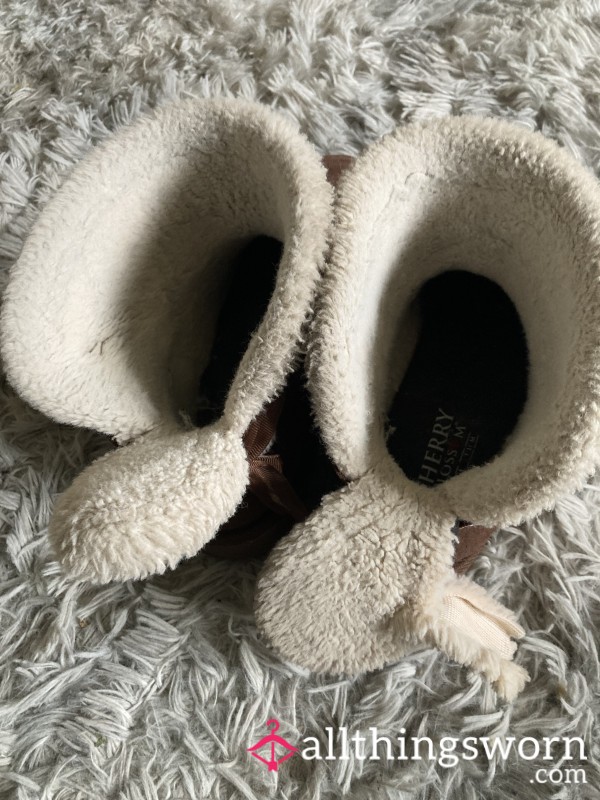 Well Used Slippers All Day Use Most Days In The House