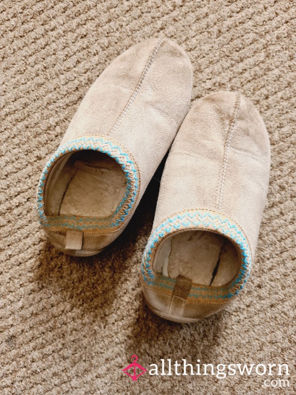 Well Used, Stained Smelly Slippers