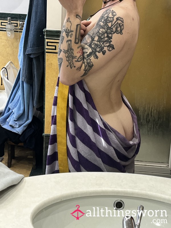 Well Used Stripes Shower Towel