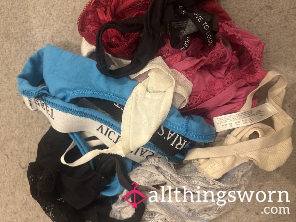 Well Used Thongs, Covered In Me Ready To Be Sent Straight To You ❤️