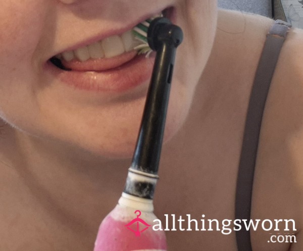 Well Used Toothbrush Head