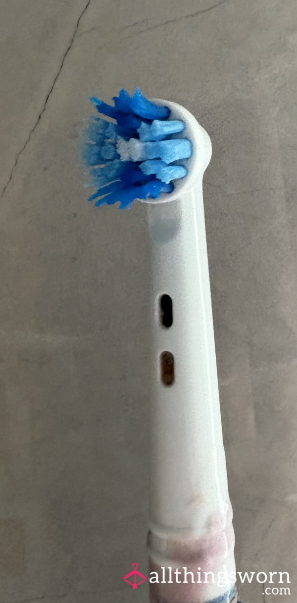 Well Used Toothbrush Head