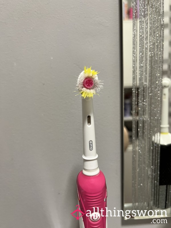 Well Used Toothbrush Head