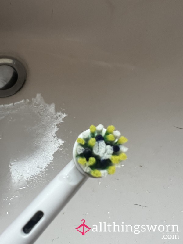 Well Used Toothbrush Head