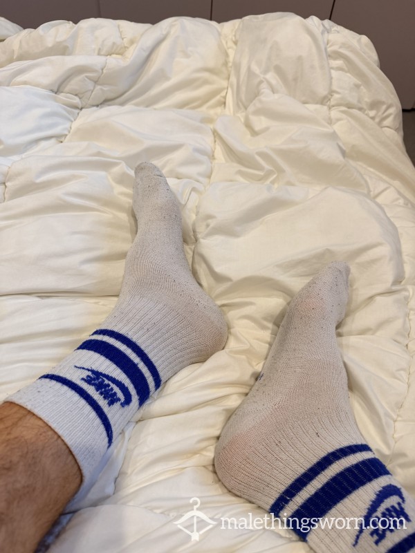 Well Used White Nike Gym Socks
