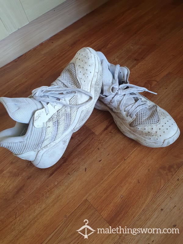 Well Used&Worn  Dirty Adidas Sneakers Trainers