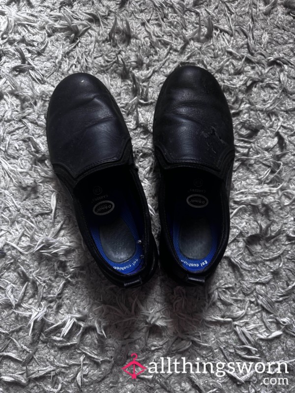 Well Worn 1+ Year Work Shoes Stinky Never Washed