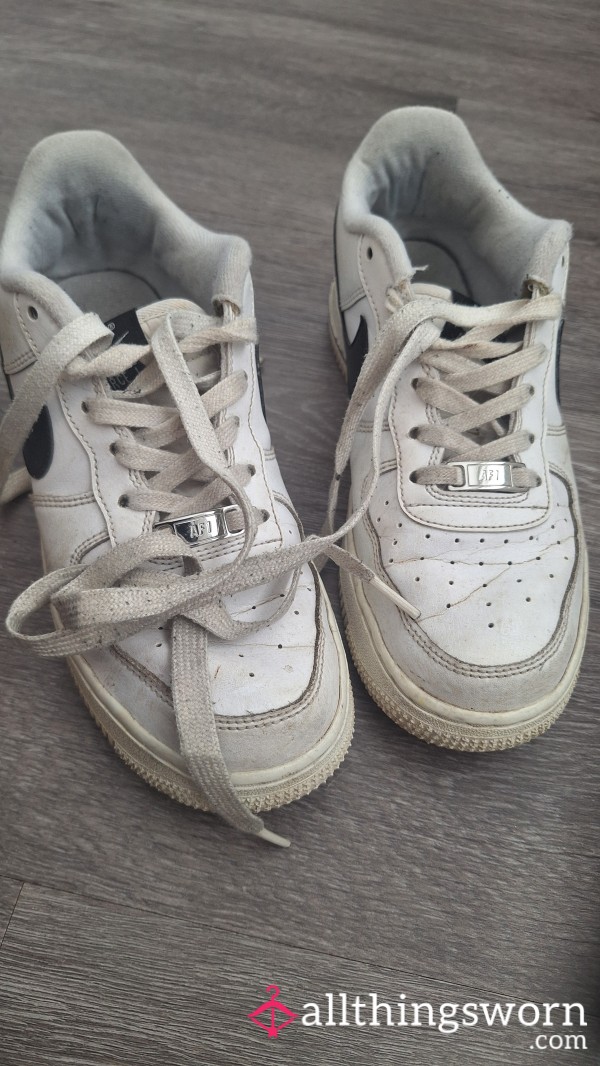 Well Worn Dirty Air Force 1s