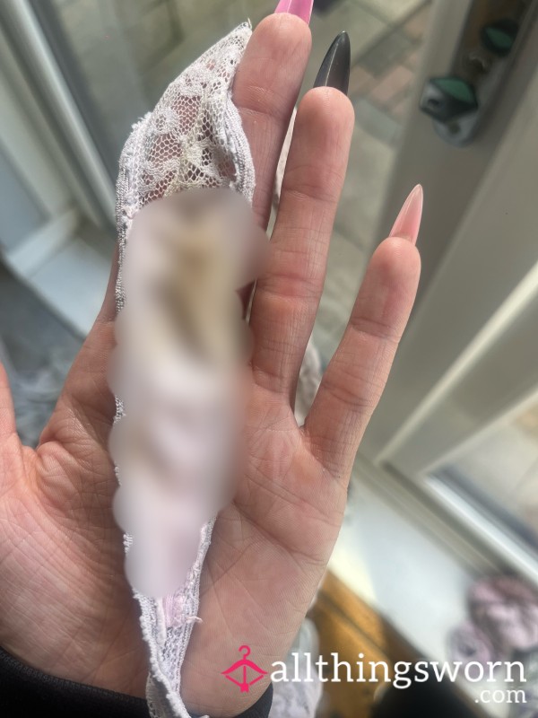 Well Worn 24Hour Lace Thong - FILTHY