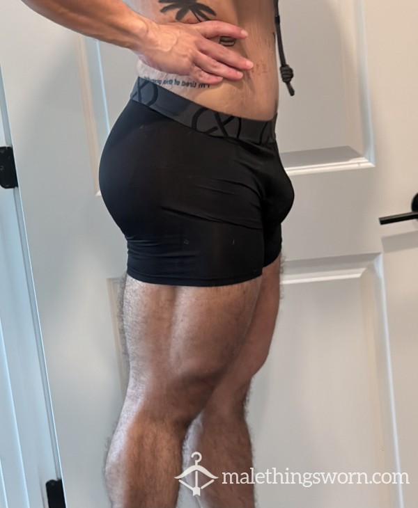 Well-Worn 2(X)IST Performance Trunks | Stealth Black Micro-Mesh - L