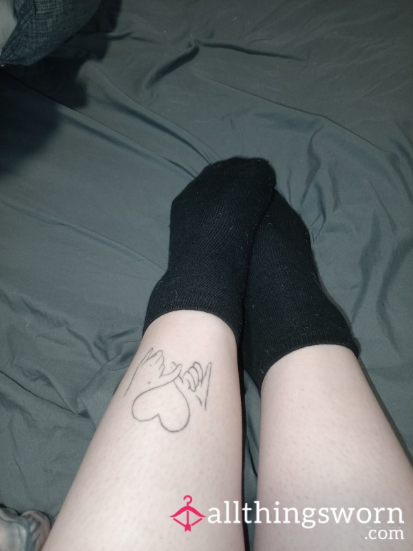 Well-Worn 3 Day Old Socks Waiting To Be Sent To You.