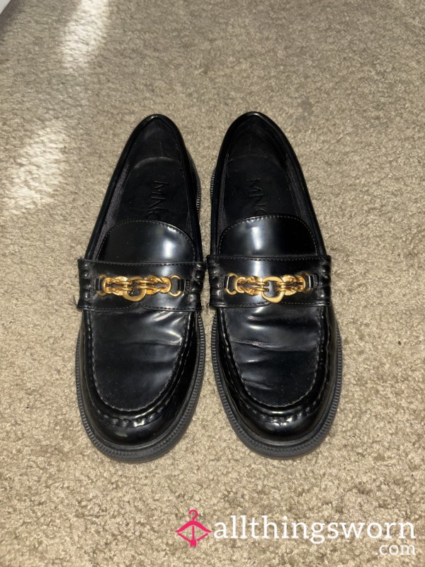 Well Worn 4+ Year Old Black Clogs