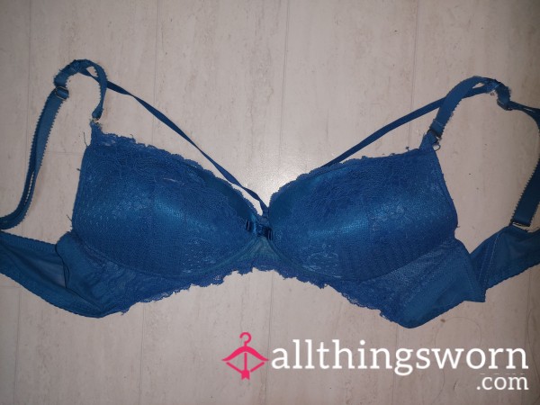 Well-worn (4 Years) Aquablue Bra(shipping Fee Not Included)