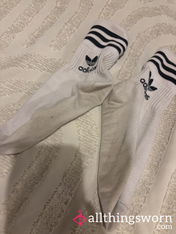 Well Worn Adidas Socks