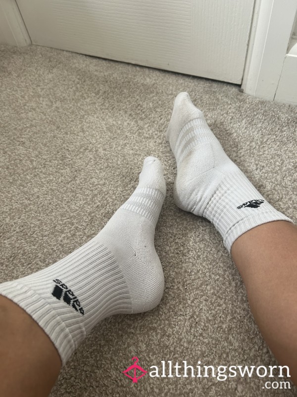 Well Worn Adidas Sports Socks