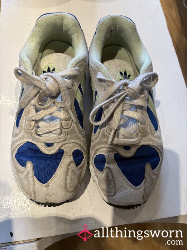 Well Worn Adidas Trainers