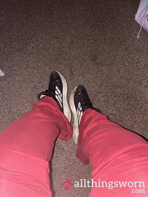 Well Worn Adidas Trainers