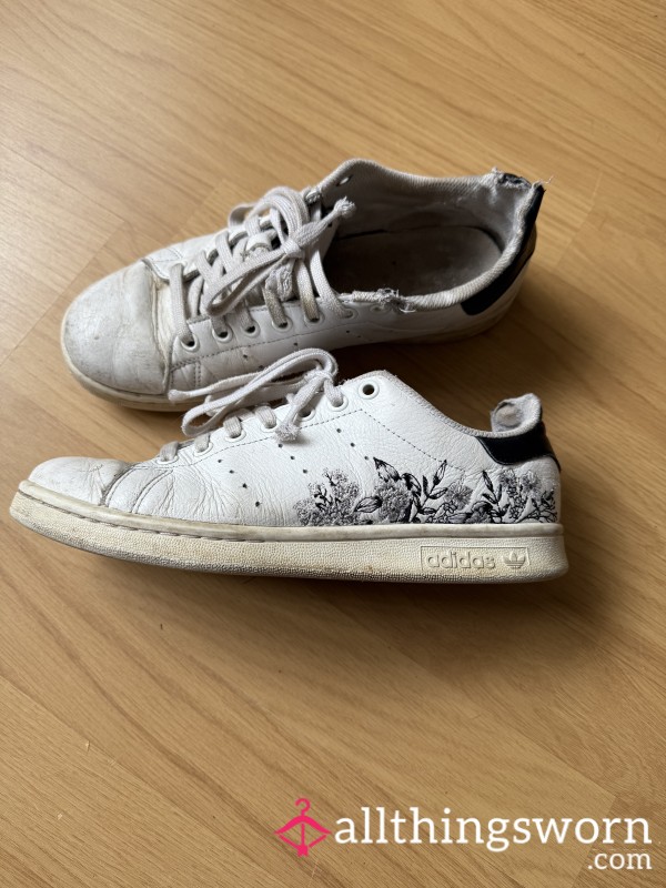 Well Worn Adidas Trainers