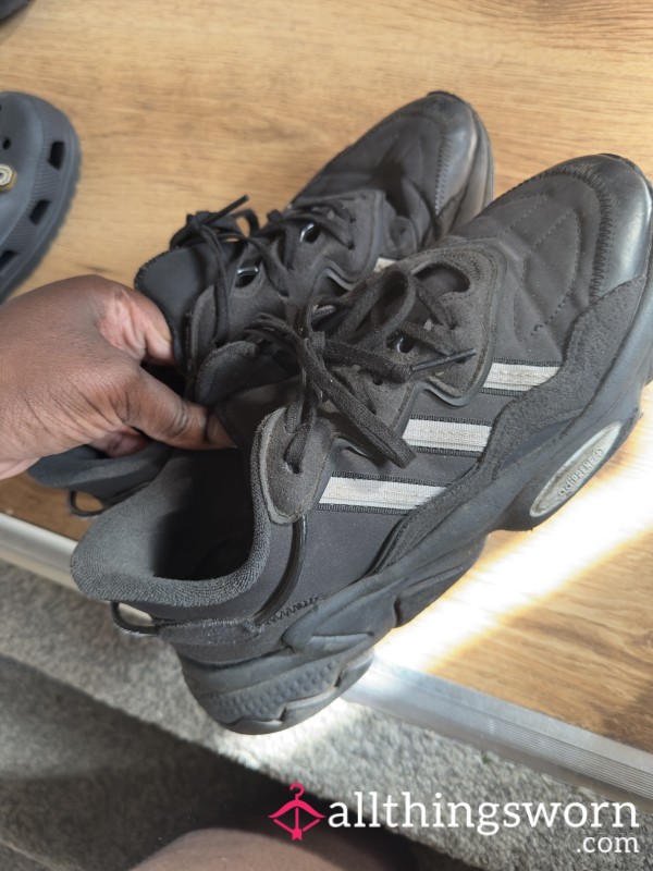 Well Worn Adidas Trainers