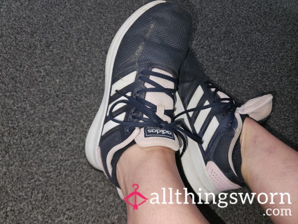 Well Worn Adidas Trainers