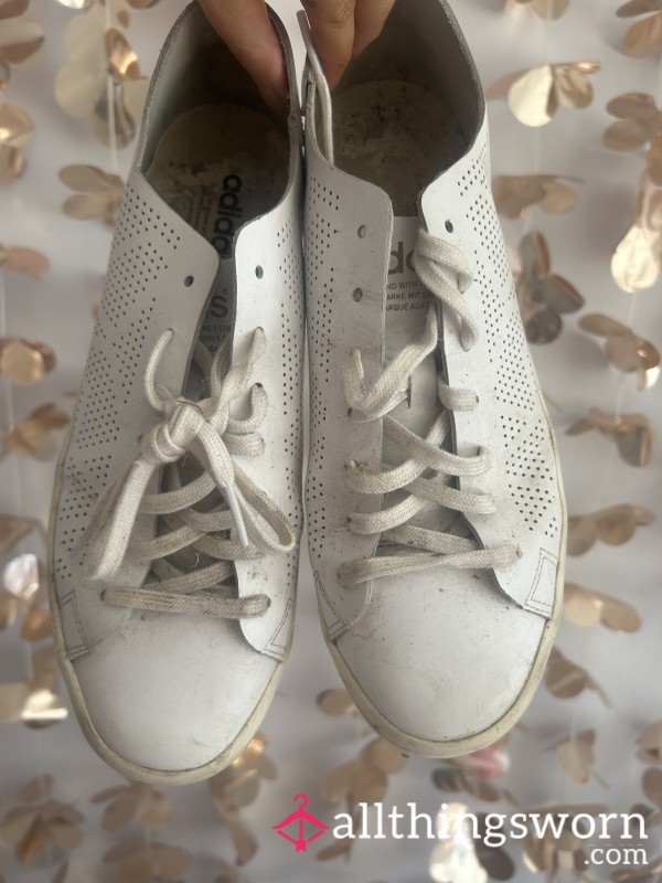 Well Worn Adidas Trainers