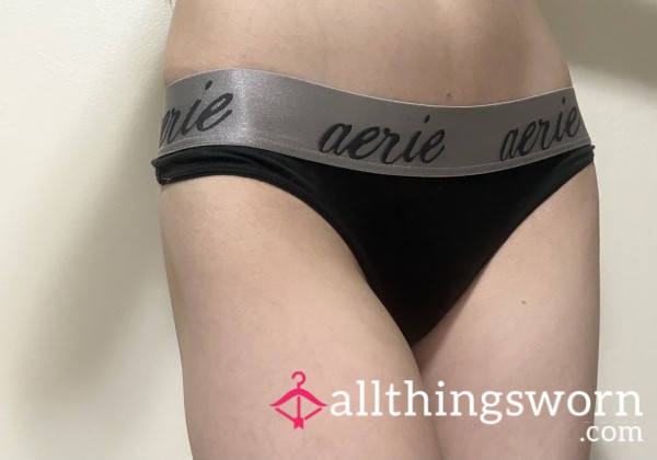 (WELL WORN) Aerie Branded Thong