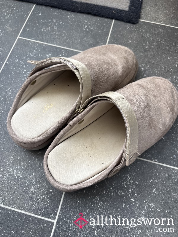Well Worn And Love Slippers
