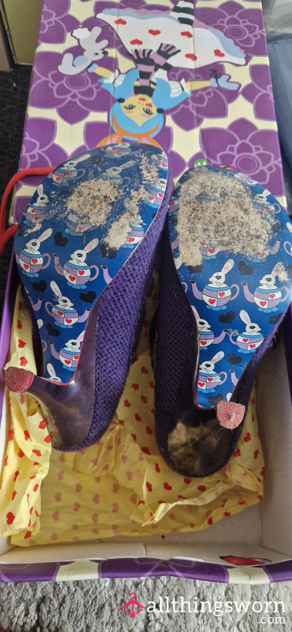 Well Worn And Smelly Purple Irregular Choice
