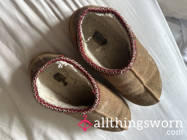 Well Worn And Well Loved Slippers 😍