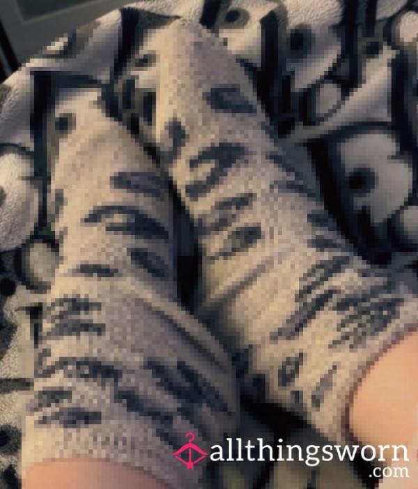 Well Worn Animal Print Bed Socks