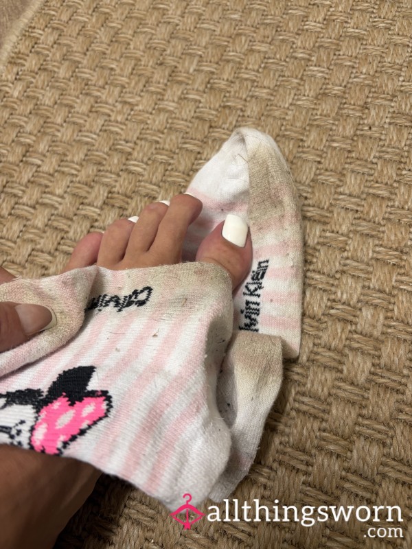 💗👣 WELL-WORN ANKLE SOCKS 👣💗