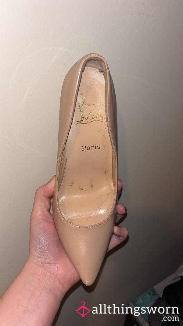 Well Worn Beige High Heels Size 6