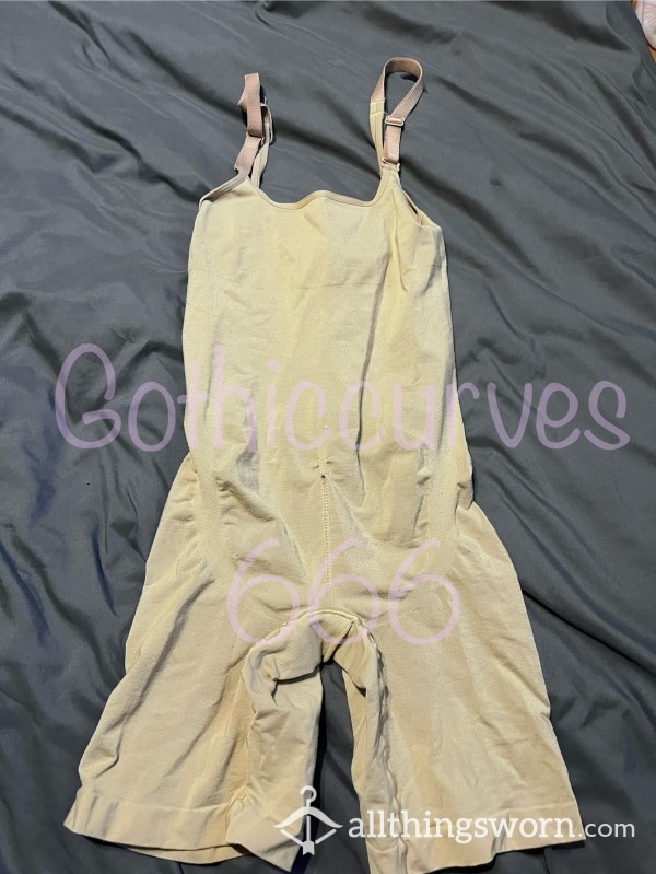 Well-Worn Beige One-Piece Romper – Scented & Loved