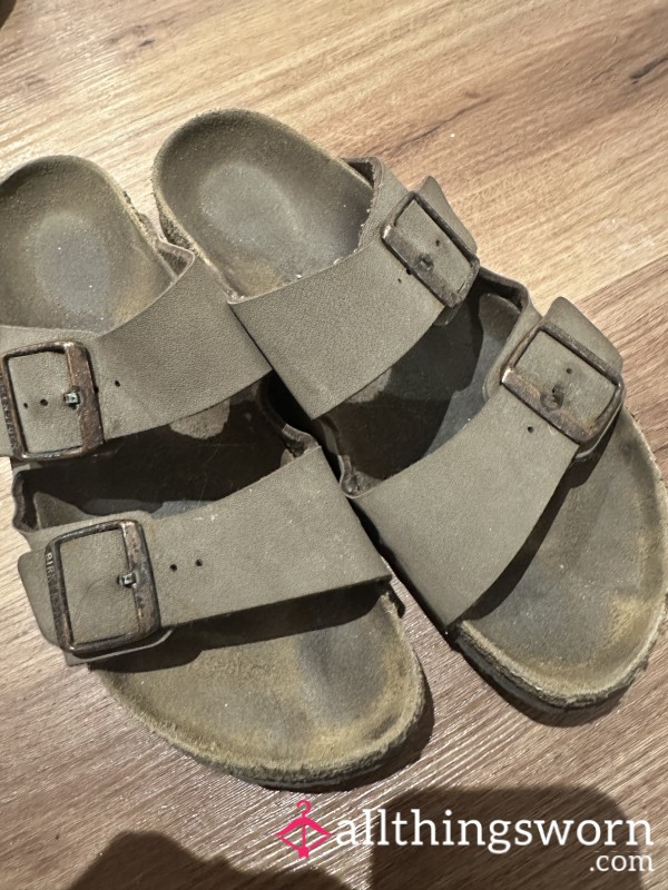 Well-worn Birkenstocks
