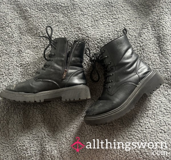 Well-worn Black Boots, Fluffy On The Inside