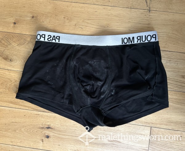 Well Worn Black Briefs