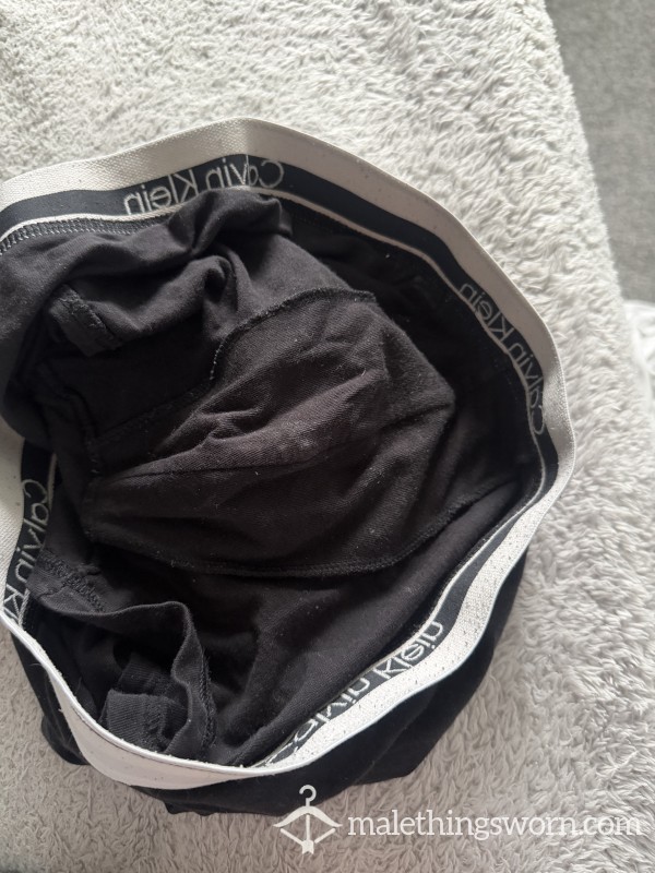 Well Worn Black Ck Boxers