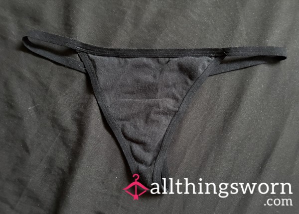 Well Worn Black G String