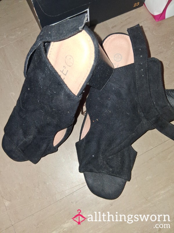 Well Worn Black Heels