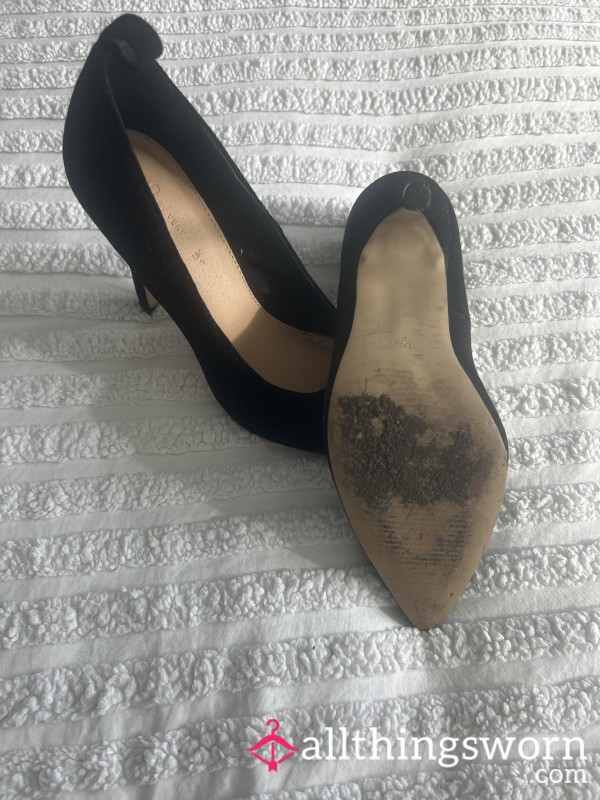 Well Worn Black Heels