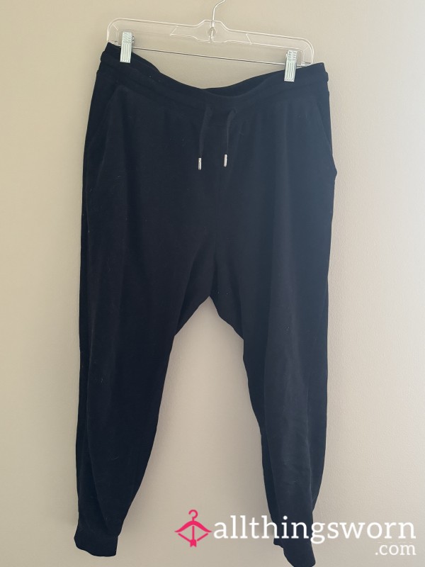 Well-Worn Black Joggers