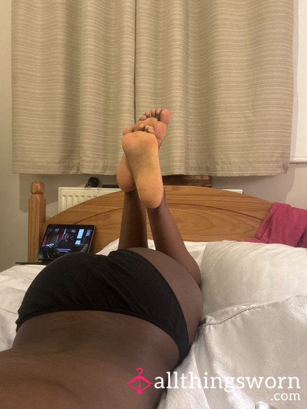 Well Worn Black Panties